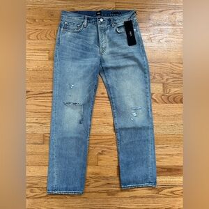 Edwin Blue Tash Jeans with Distressed Details
